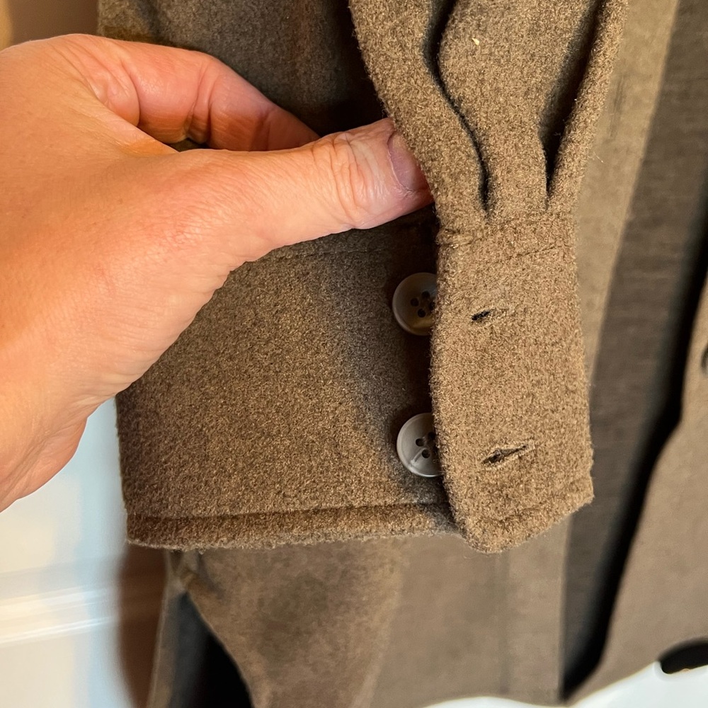 H&M Oversized Brown Wool-Blend Shacket - Picture 6 of 9